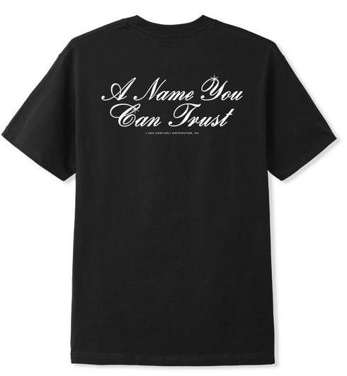 Cash Only - Bank Tee (Black)