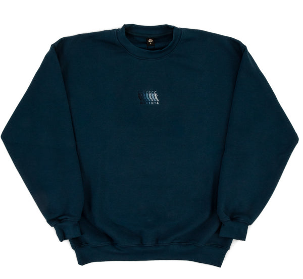 Magenta - Sequence Crewneck (Petrol Blue) *SALE