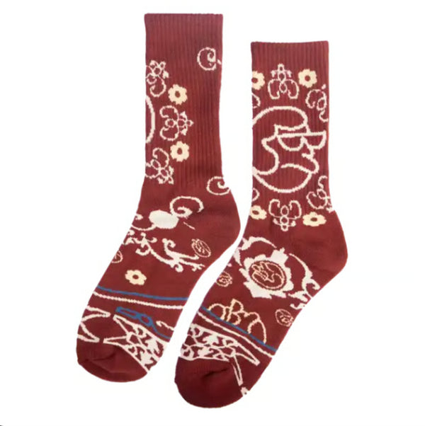 Classic - Tony Persian Socks (Burgundy)