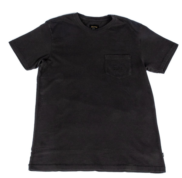 303 Boards - 303 X Brixton CLFX Embroidered Pocket Shirt (Black Wash)