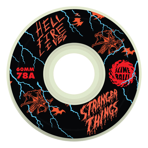 Slime Ball - Stranger Things Meek Slasher Eddie GITD 78A Wheels (60mm)