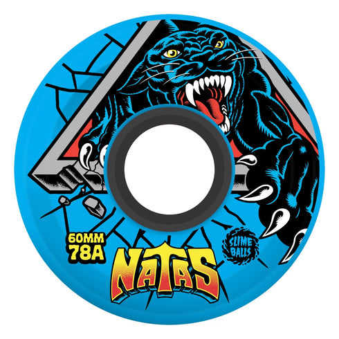 Slime Balls - Natas Reissue OG Slime Blue 78a Wheels (60mm)