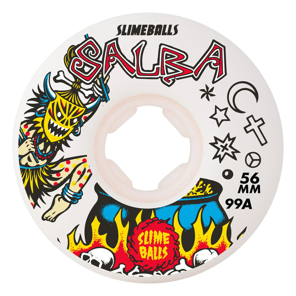 Slime Balls - Salba Witch Doctor Reissue Chubbies White 99a Wheels (56mm)