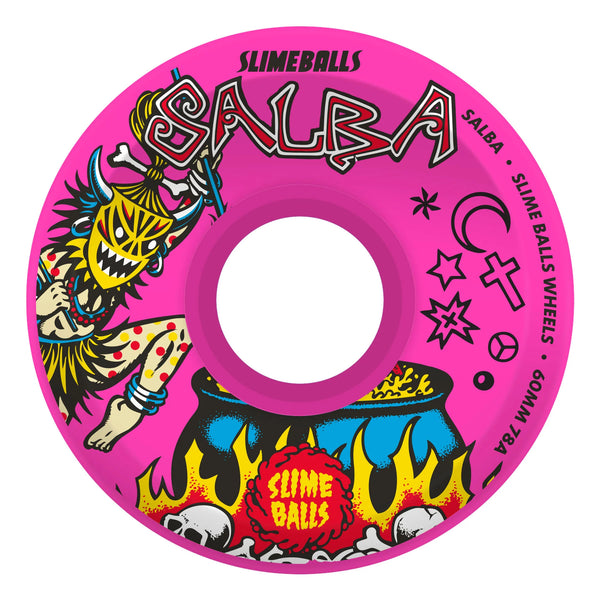 Slime Balls - Salba Witch Doctor Reissue OG Slime Pink 78a Wheels (60mm)