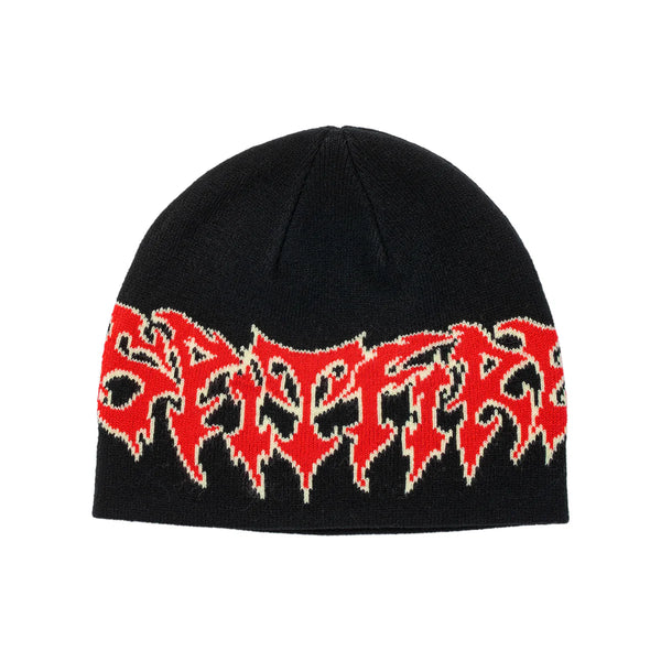 Spitfire - Demon Script Skully Beanie (Black)