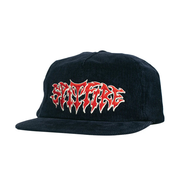 Spitfire - Demon Script Snapback Hat (Navy)