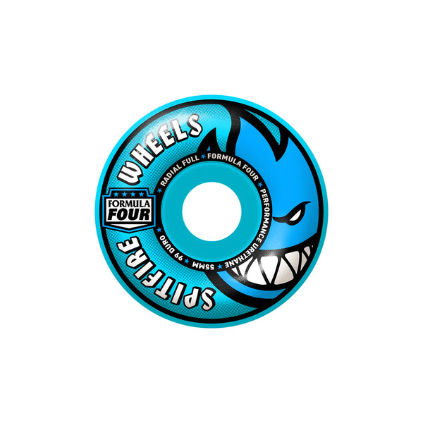 Spitfire - Formula 4 99a Radial Full Blue Wheels (55mm)