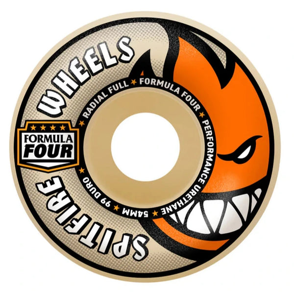 Spitfire - Formula 4 Radial Full 99a Wheels (Multiple Sizes)