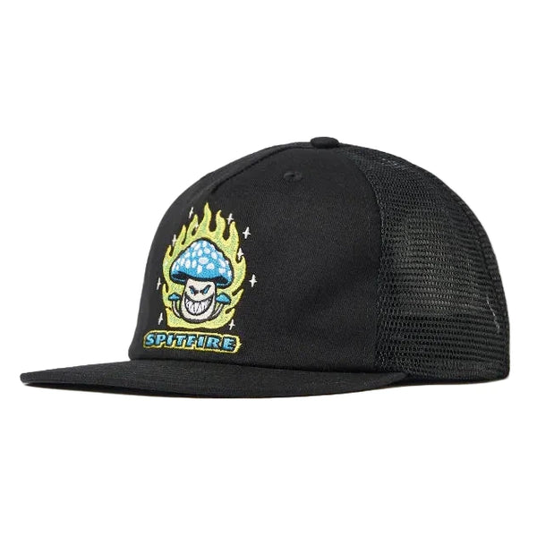 Spitfire - Mushroom Big Head Trucker Hat (Black)