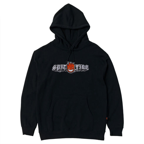 Spitfire - Old English Big Head Embroidered Hoodie (Black)