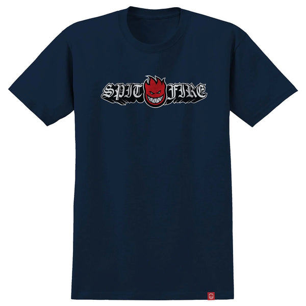 Spitfire - Old English Big Head Shirt (Navy)