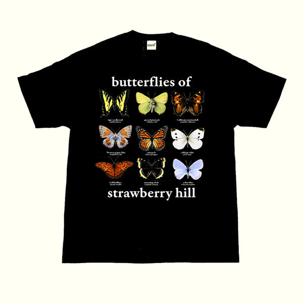 Strawberry Hill Philosophy Club - Butterflies Of Strawberry Hill Shirt (Black)