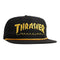 Thrasher - Rope Snapback Hat (Black/Yellow)