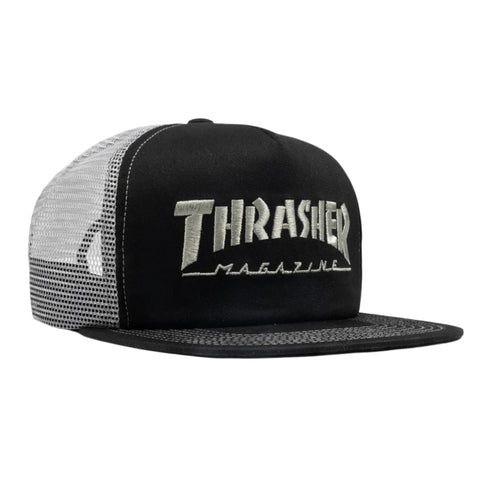 Thrasher - Mag Logo Trucker Hat (Black/Grey)
