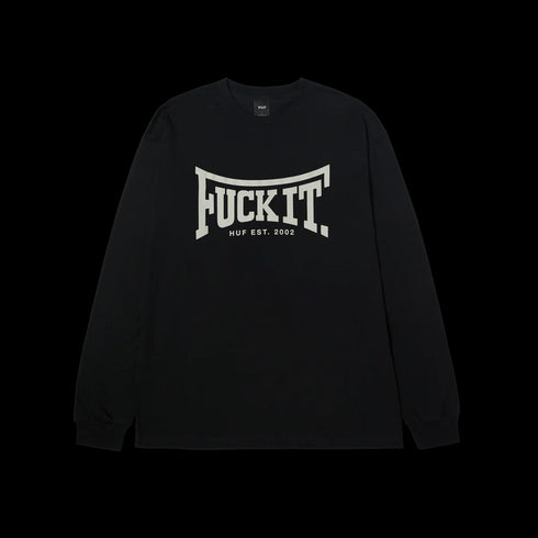 Huf - Throwing Hands Long Sleeve Shirt (Black)*SALE