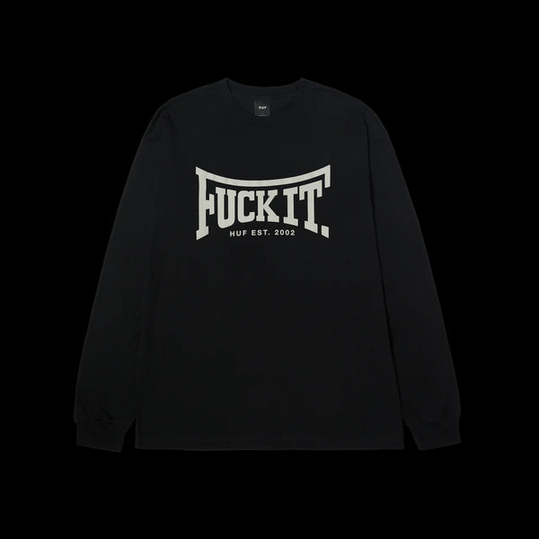 Huf - Throwing Hands Long Sleeve Shirt (Black)*SALE