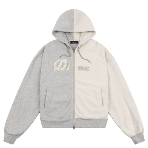 Dime - Reverse French Terry Zip Hoodie (Heather Gray)
