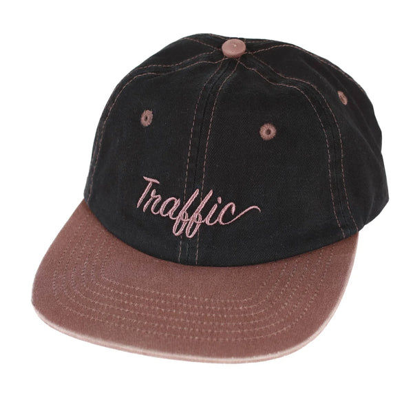 Traffic - Script Snapback Hat (Black/Sepia)