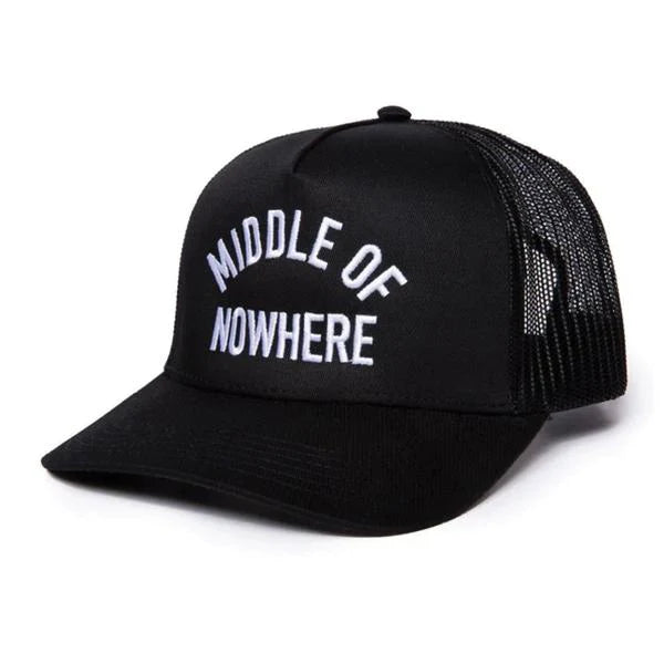 The Quiet Life - Middle of Nowhere Trucker Hat (Black)