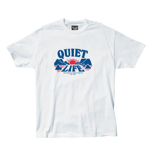 The Quiet Life - Sunset Tee (White)
