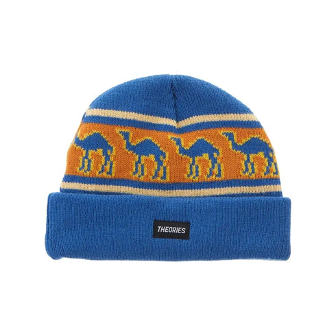 Theories - Sahara Beanie (Blue/Burnt Orange)