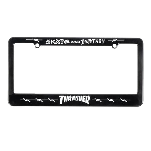 Thrasher - Barbed Wire License Plate Cover