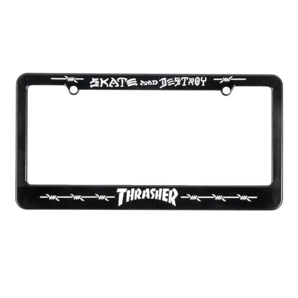 Thrasher - Barbed Wire License Plate Cover