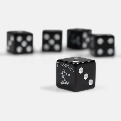 Thrasher - Gonz Dice Set (Black)