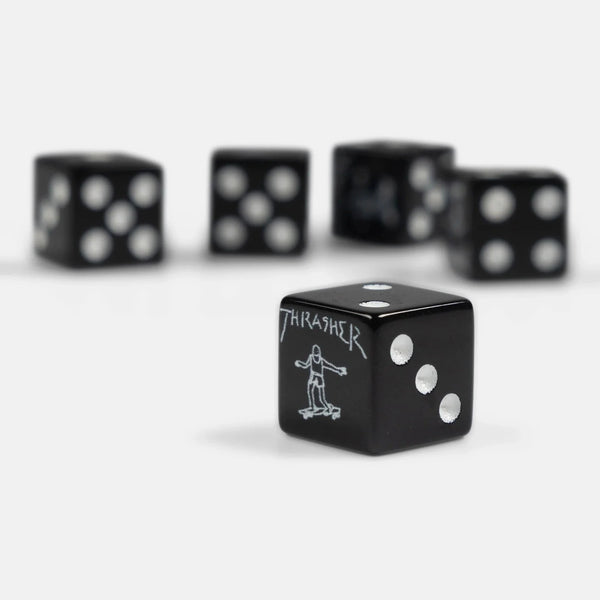 Thrasher - Gonz Dice Set (Black)