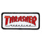 Thrasher - Outlined Patch (White/Red)