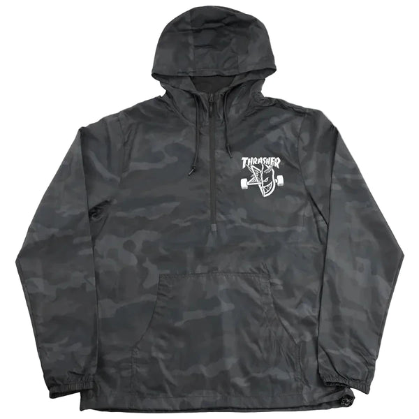 Thrasher - Thrasher X Spitfire Thrash & Burn Anorak Jacket (Black Camo)