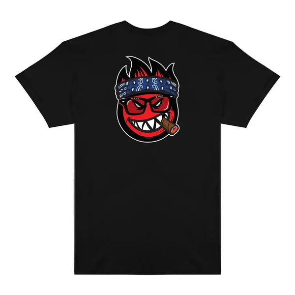 Thrasher - Thrasher X Spitfire Thrash & Burn Big Head Jake Shirt (Black)
