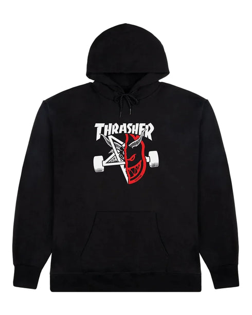 Thrasher - Thrasher X Spitfire Thrash & Burn Hoodie (Black)