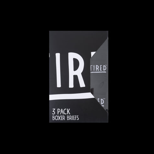 Tired - OG Logo Boxer Brief 3-Pack (Black)