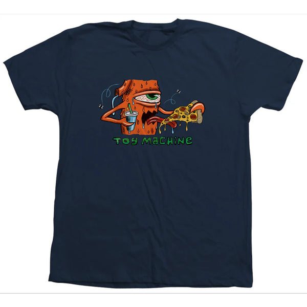 Toy Machine - Pizza Shirt (Navy)