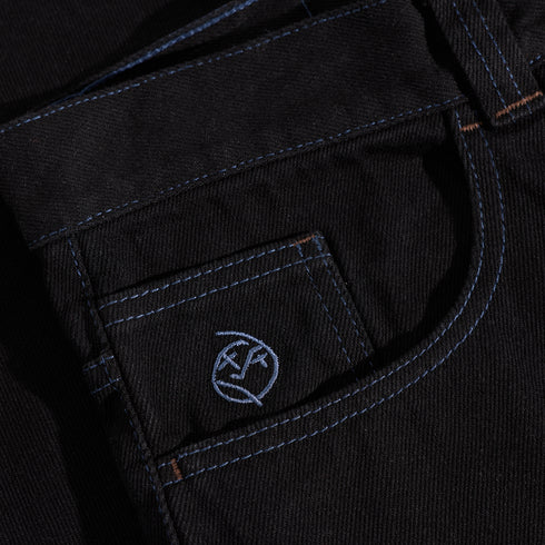 Polar - Big Boy Pants (Black/Blue Stitching)