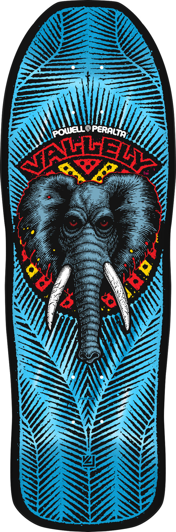 Powell - Vallely Elephant Blue Foil Reissue Deck (9.85")