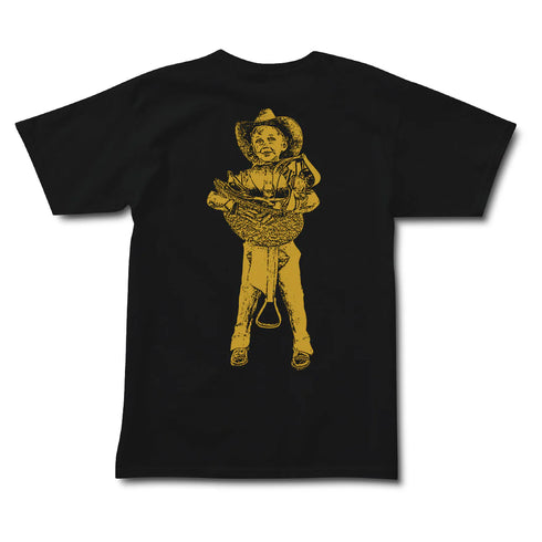 Thank You - Saddle Up Pocket Tee (Black)