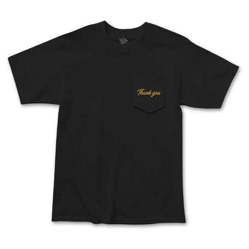 Thank You - Saddle Up Pocket Tee (Black)