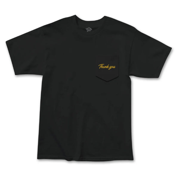 Thank You - Saddle Up Pocket Tee (Black)