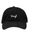 Vinyl - Script Dad Hat (Black)