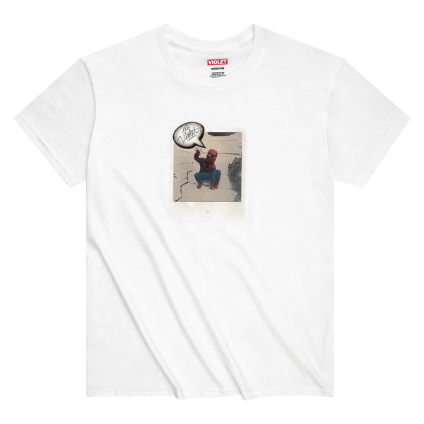 Violet - Spiderman Polaroid Tee (White)