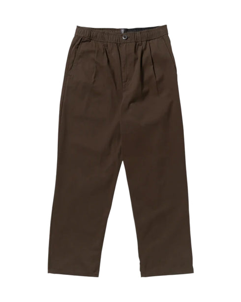 Volcom - Chillow Pleat Elastic Waist Pant (Cacao)