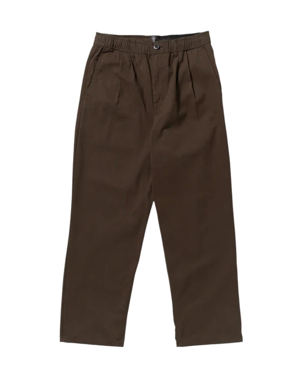 Volcom - Chillow Pleat Elastic Waist Pant (Cacao)