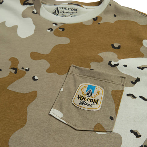 Volcom - Desert Beers Pocket Shirt (Light Khaki)