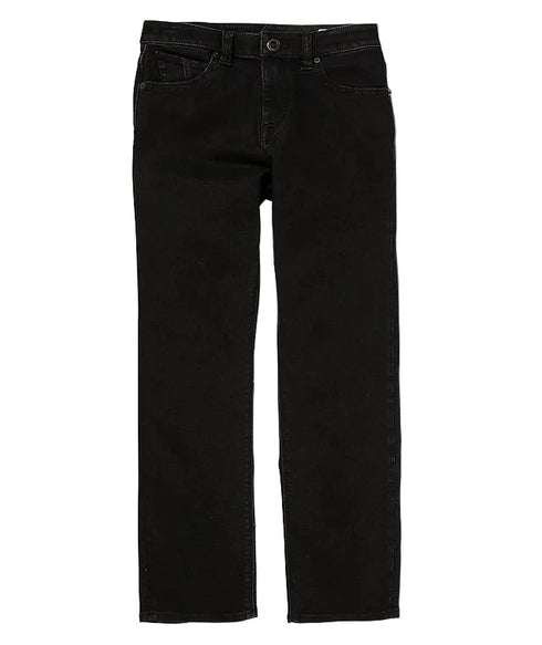Volcom - Kinkade Denim Regular Fit Jeans (Washed Black)