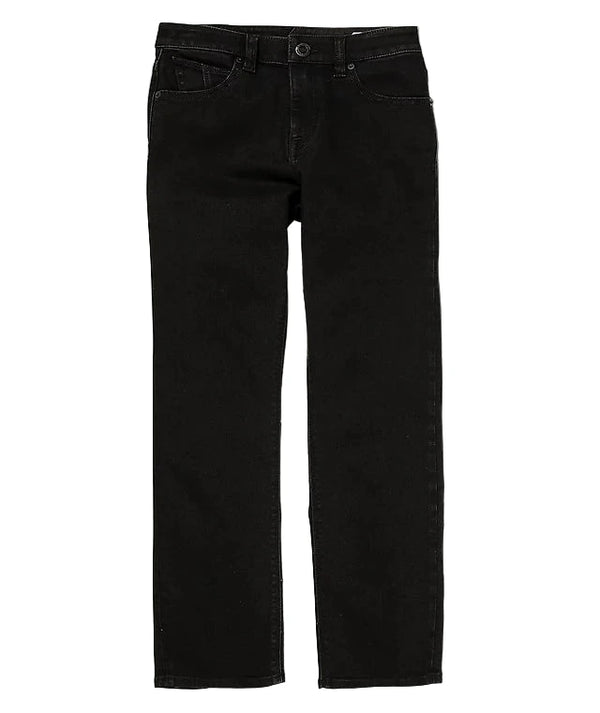 Volcom - Kinkade Denim Regular Fit Jeans (Washed Black)