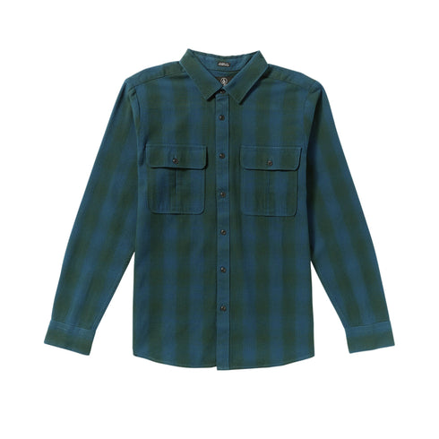 Volcom - Shadowstone Flannel Long Sleeve Shirt (Scarab)