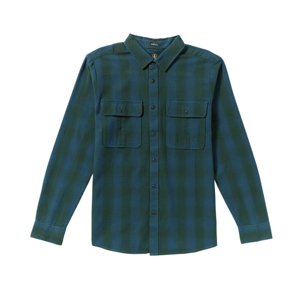 Volcom - Shadowstone Flannel Long Sleeve Shirt (Scarab)
