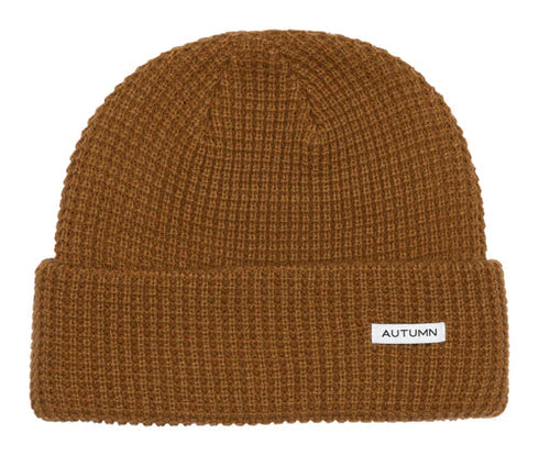 Autumn - Waffle Beanie (Work Brown)